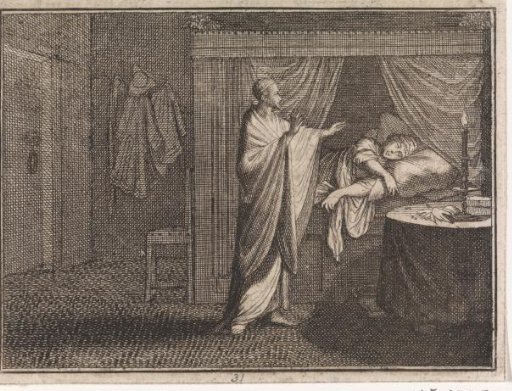 Deceased father appears to his sleeping son