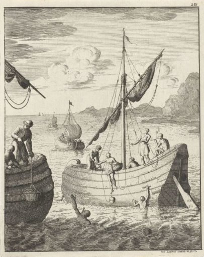 Pearl fishing in Persia
