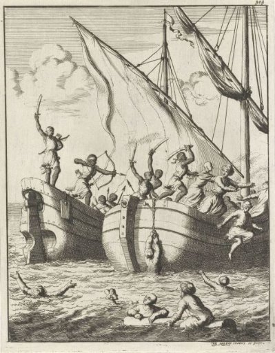 Ship captured by pirates at Congo
