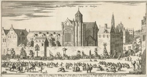 Annual procession at Antwerp, ca. 1680-1681