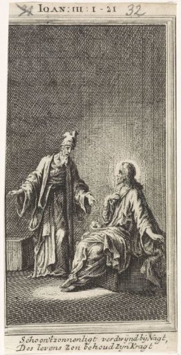 Conversation between Christ and Nicodemus