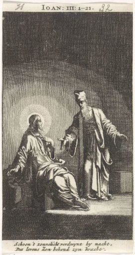 Conversation between Christ and Nicodemus