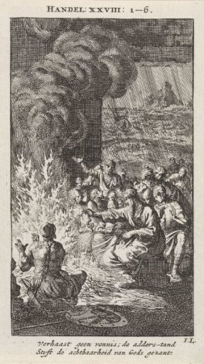 Paul Bitten by a Serpent