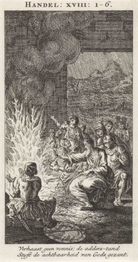 Paul Bitten by a Serpent