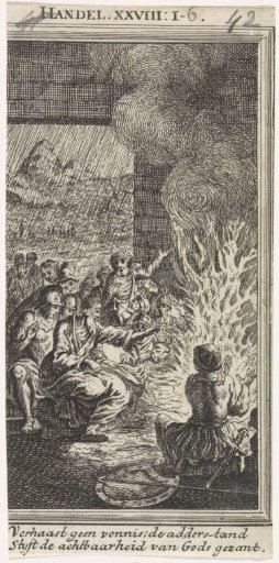 Paul Bitten by a Serpent