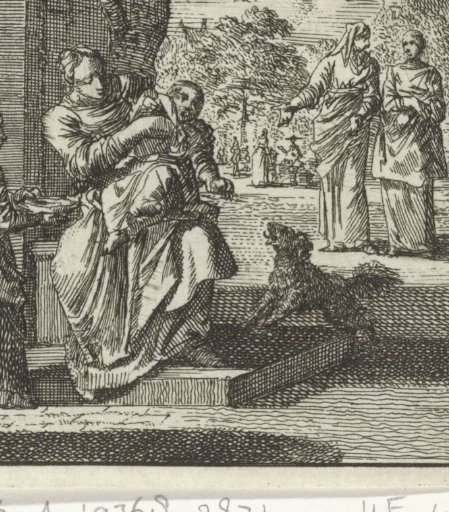 Mother Washing Her Child on the Step in Front of the House