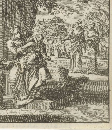Mother Washing Her Child on the Step in Front of the House