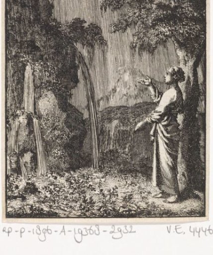 The Personified Soul beholds the rain