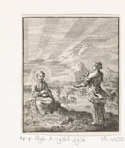 Christ and the Personified Soul behold the rising sun