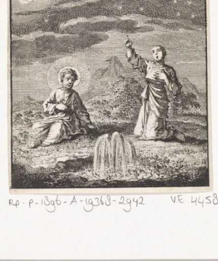 Christ and the Personified Soul Contemplate the Starry Sky