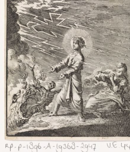 Christ Defends the Personified Soul against Hell and Death