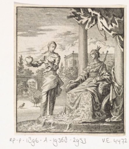 Personification of the Soul Shows the Enthroned World Her Heart