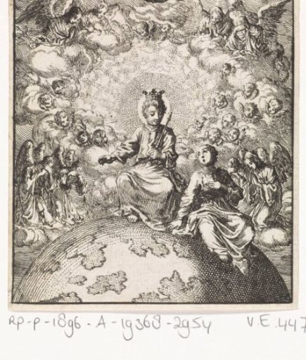 Christ and the Personified Soul Surrounded by Angels