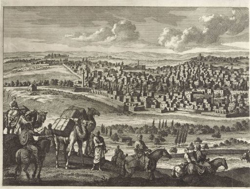 View of Aleppo (left plate)