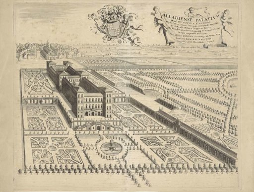 Country house and a village