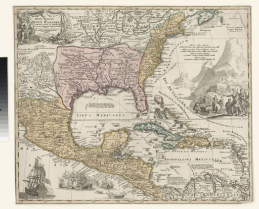 Chart of the Gulf of Mexico and North America