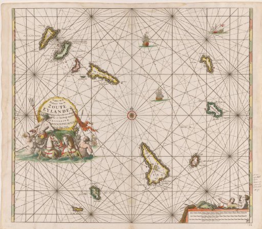 Chart of the Cape Verde Islands