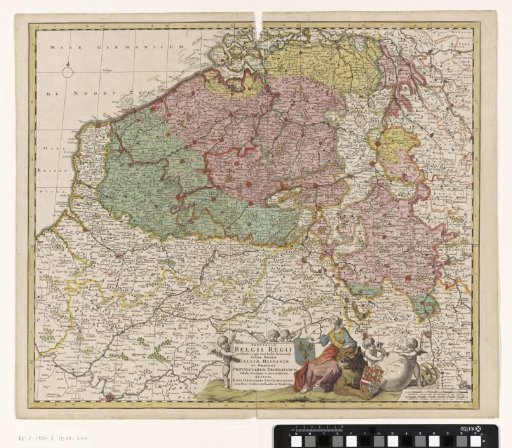 Map of the Southern Netherlands