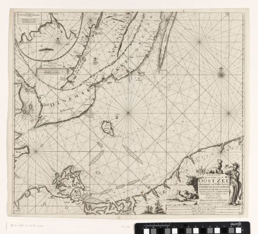 Chart of a southern part of the Baltic Sea