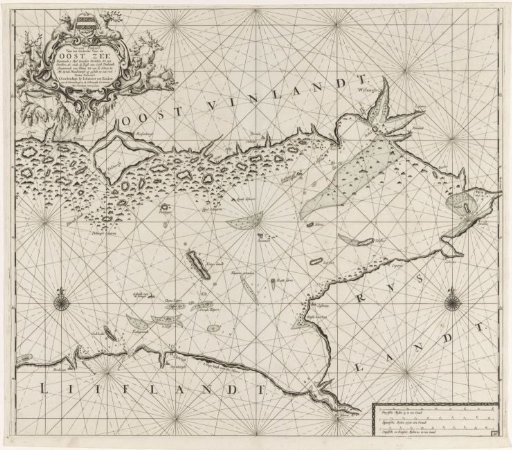 Chart of the eastern part of the Gulf of Finland