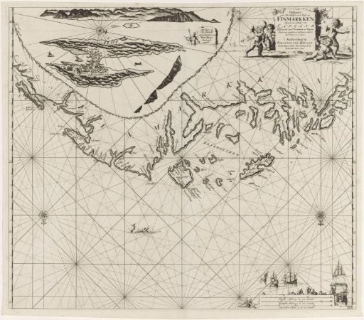 Chart of a part of the coast of Finnmark