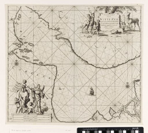 Chart of a part of the White Sea in Russia