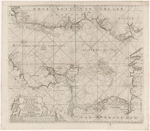 Chart of part of the Irish Sea and the St. George's Channel