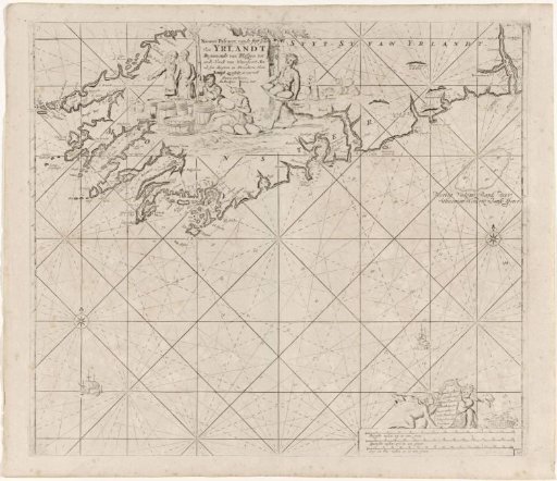 Chart of a section of the south coast of Ireland