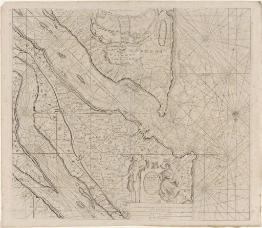 Chart of the river Gironde to Bordeaux