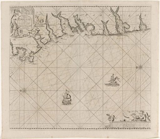 Chart of part of the south coast of Portugal