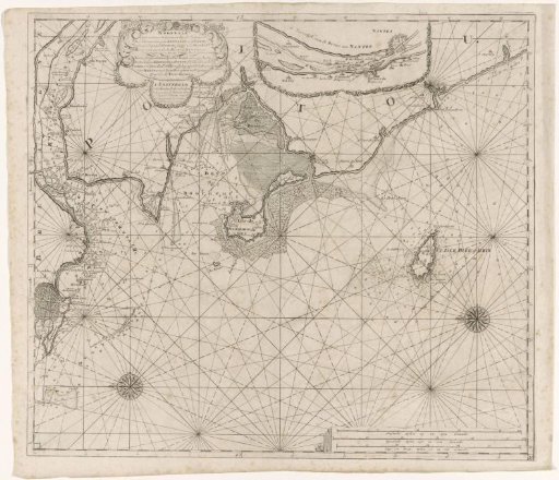 Chart of part of the coast of Brittany