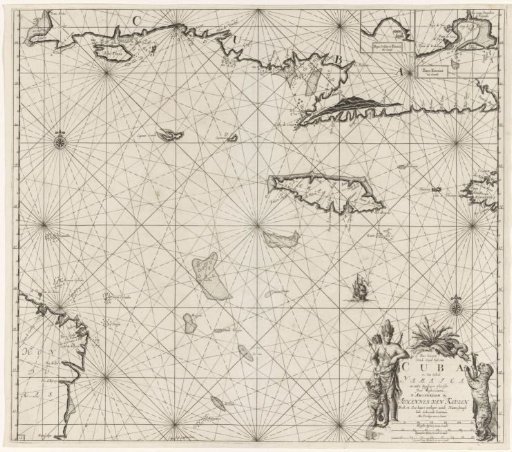 Chart of the south coast of Cuba and of Jamaica