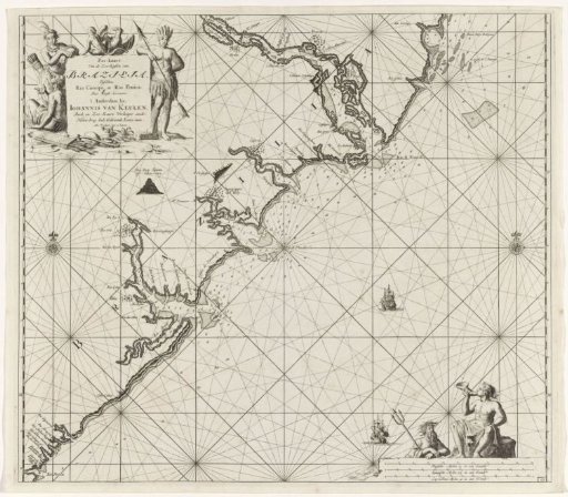 Chart of a part of the coast of Brazil