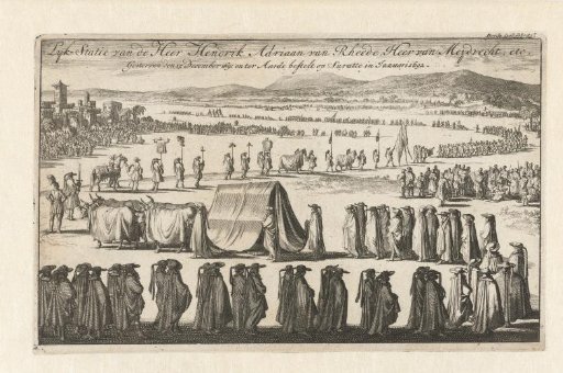 Funeral of Hendrik Adriaan van Rheede tot Drakestein, 1692