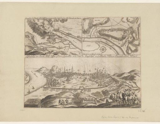 Three depictions of the siege of Buda, 1685-1686
