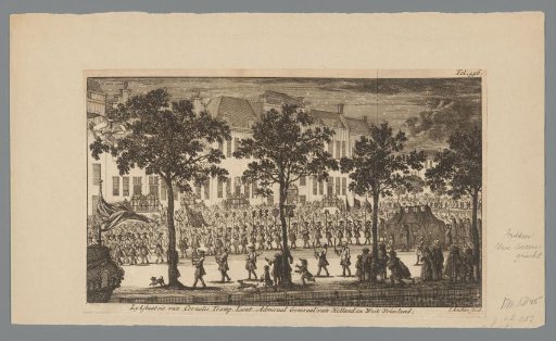 Funeral procession of Cornelis Tromp, 1691
