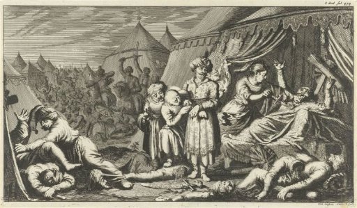 King of Ormus ambushed and killed in a tent camp