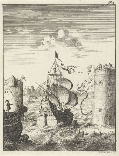 Capture of Damietta and the crossing of the chain, 1219