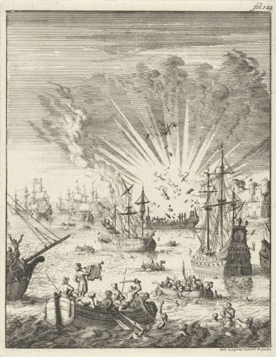 The surprise of three Portuguese galleons in the Bay of Goa, 30 September 1639