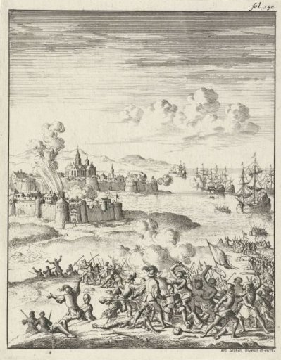 Melaka besieged under the leadership of Cornelis Matelief de Jonge, 1606