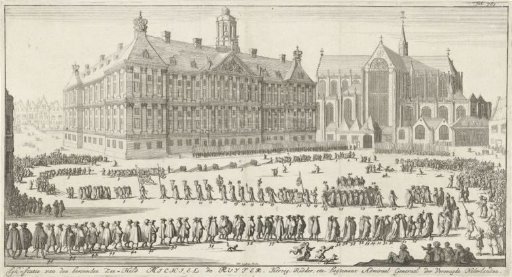 Funeral procession of Michiel Adriaenszoon de Ruyter, 1677