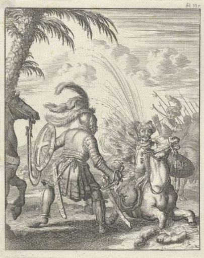 A German Knight Cleaving a Saracen