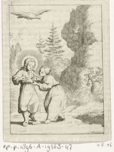 Christ shows the personified soul his wounds