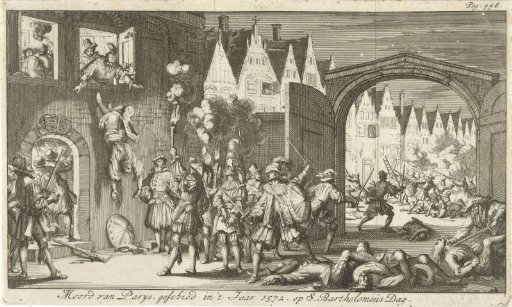 Massacre during the St. Bartholomew's Night in Paris, 1572