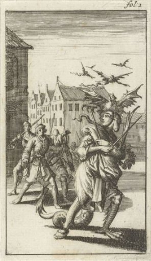Sin pursued by three men