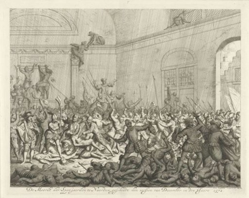 Murder in a church at Naarden, 1572