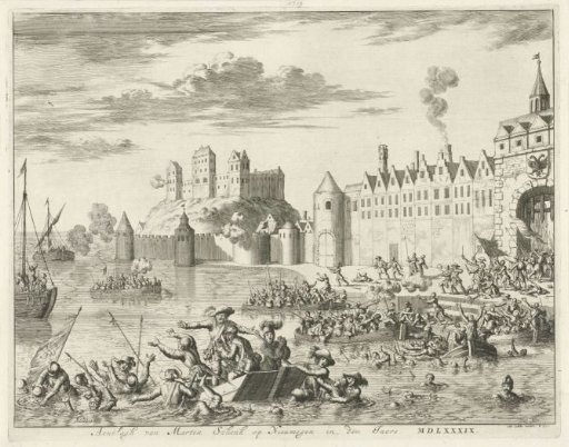 Attack by Maarten Schenck on Nijmegen, 1589