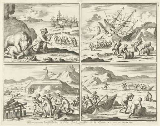 Wintering on Nova Zembla, 1596-1597