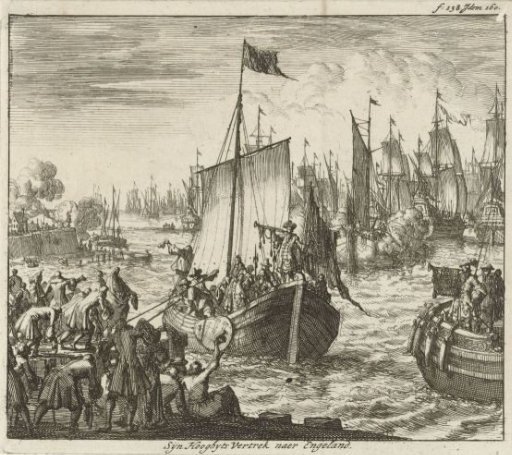 William III Departs with the Fleet for England, 1688