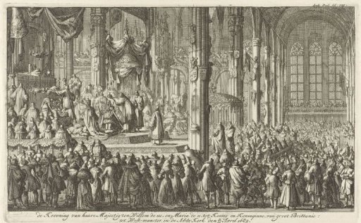 Coronation of William III, 1689